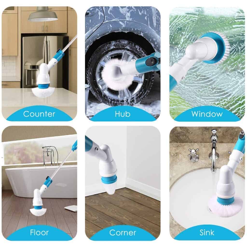 Bathroom Tile Floor Cleaning Turbo Scrubber - Lazy Dropshipping Store