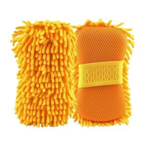 Pack of 2 Car Wash and Dry Cleaning Sponge
