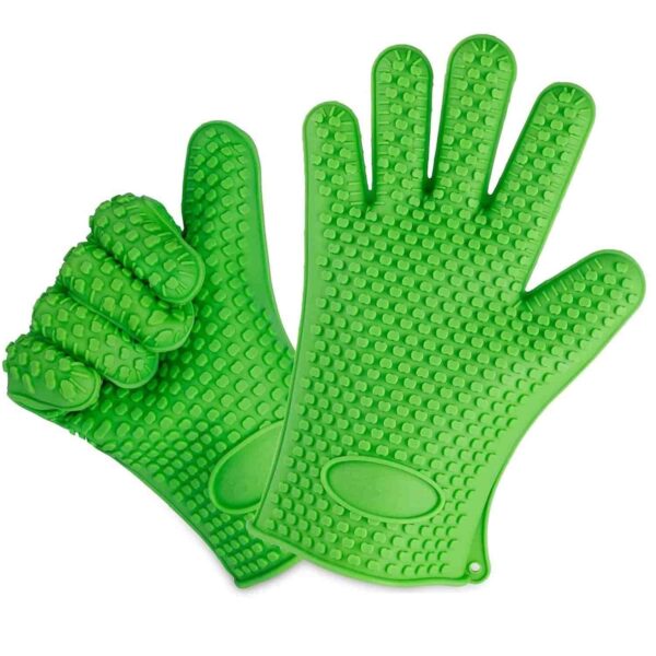 SILICONE ANTI SCALD GLOVES MICROWAVE OVEN MITTS POT HOLDER